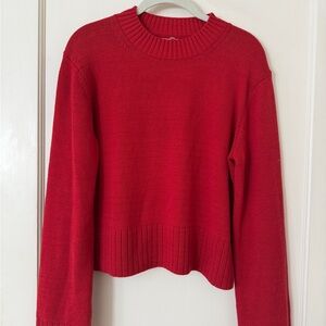 Reformation Red Cotton Women's Sweater